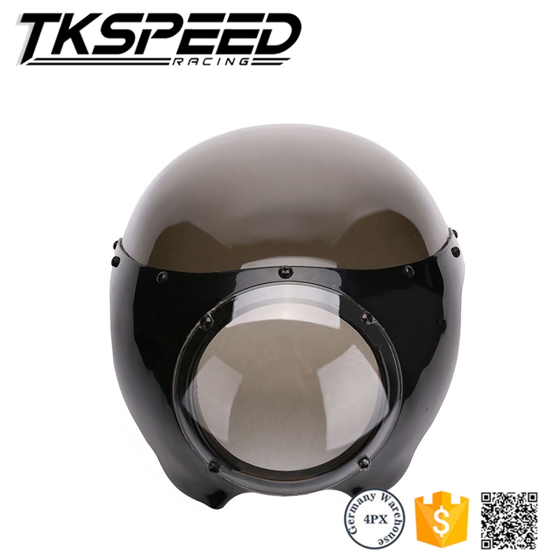 Новое поступление, мотоциклетная черная Фара 5 3/4 "Cafe Racer, обтекатель