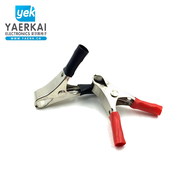 China Made 10A wholesale battery clip with PVC boot