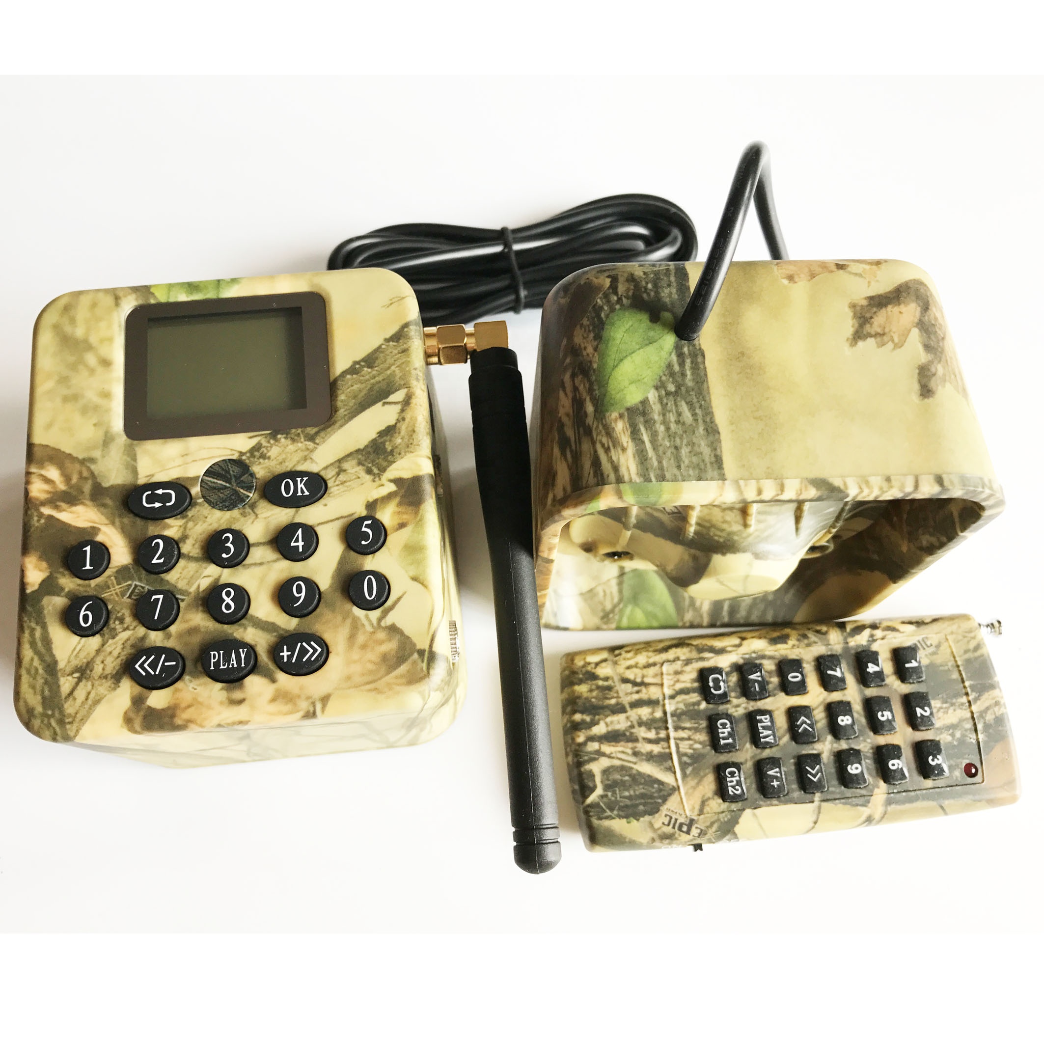 Hunting Call Built MP3 Player, 50W Speaker, Bird Caller, 150 dB