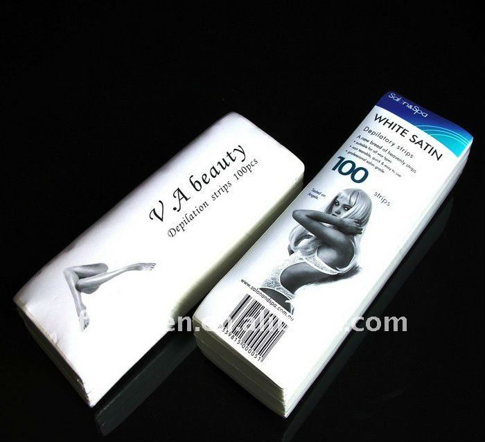 Customized Disposable Nonwoven depilatory Wax Strips Private Label