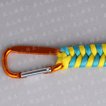 Кемпинг самообороны желтый/оранжевый цвет выживания paracord брелок