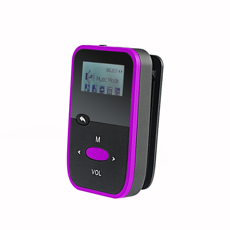 Оптовая продажа, мини mp3-плеер с клипсой и дисплеем, музыкальный MP3-плеер для бега