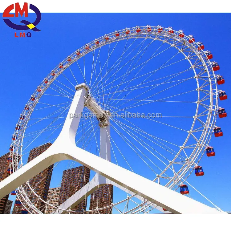 Fun park rides 62m model air conditioner huge antique giant ferris wheel