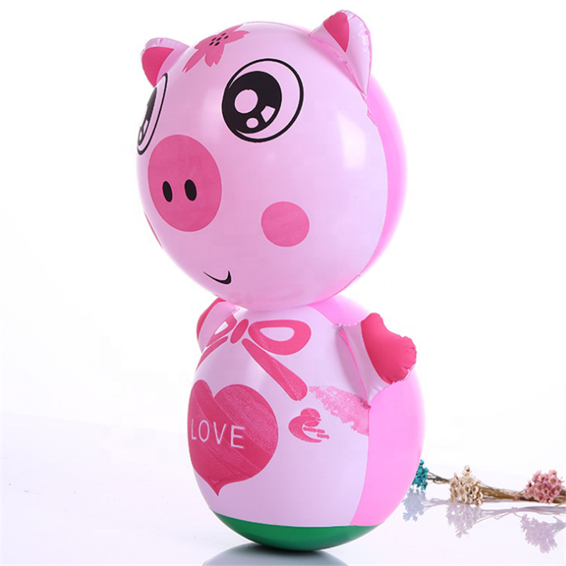 Custom Outdoor Inflatable Kids Penguin Bop Bag Inflatable Air Tumbler Dinosaur Punching Bag for Adults