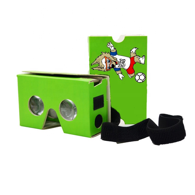 Получите лучший метка частного назначения дополненной реальности Google Cardboard Очки виртуальной реальности Vr гарнитура для 3.5In - 6.5In Android