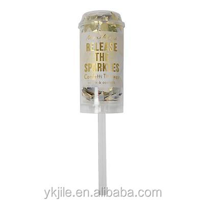 Свадьба и вечеринка Oem форма уникальный и заводская цена Push Pop конфетти
