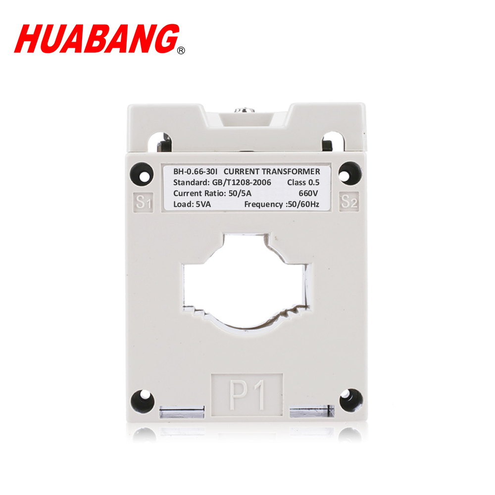 Хорошее качество, цена HUABANG BH-0.66 Class 0,5, миниатюрный трансформатор тока класса 0,2