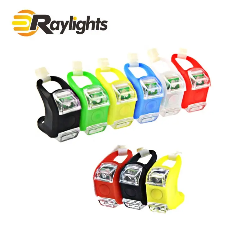 Factory Promotional Bicycle Light Accessory Silicone LED Bright Bike Lights
