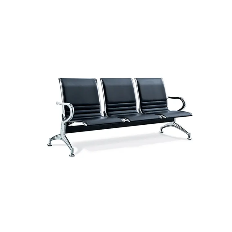 Shisheng 3 seater leather airports VIP waiting chairs