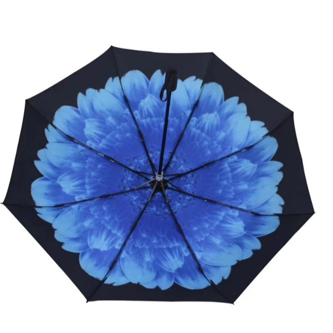 three-fold vinyl sunshade umbrella in stock