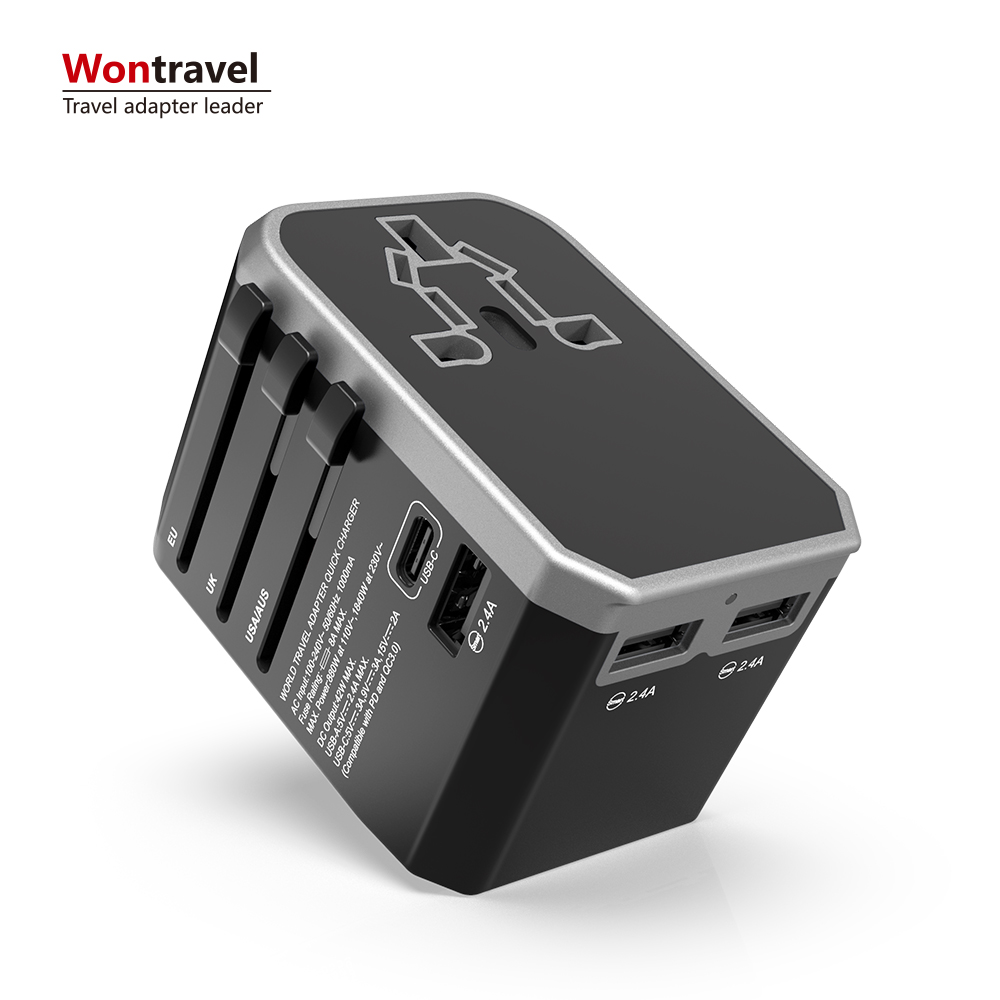 Высокое качество Смарт настенное зарядное устройство, адаптер, 4 порта 45 Вт USB-C PD зарядное устройство, USB зарядное устройство для мобильного телефона