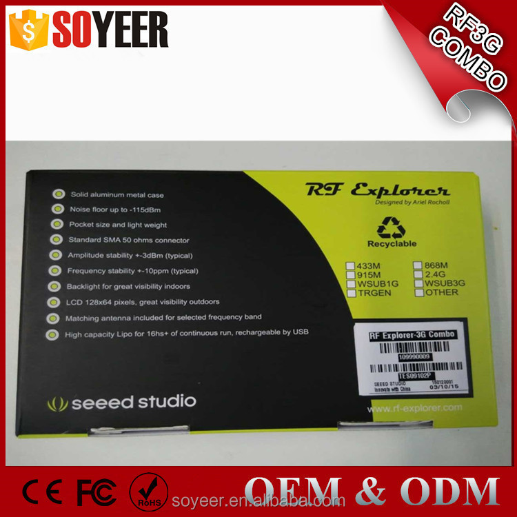 Soyeer RF Explorer 6G комбинированный + генератор сигналов с черным EVA чехол и черные защитные ботинки