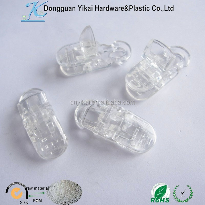 Плоский пластиковый зажим Dongguan YiKai, прозрачный пластиковый зажим для бумаги, пластиковый зажим для фиксации