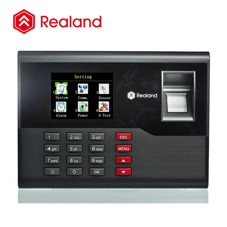 Realand A-C121 работников отпечатков пальцев Посещаемость Время записи с tcp/ip