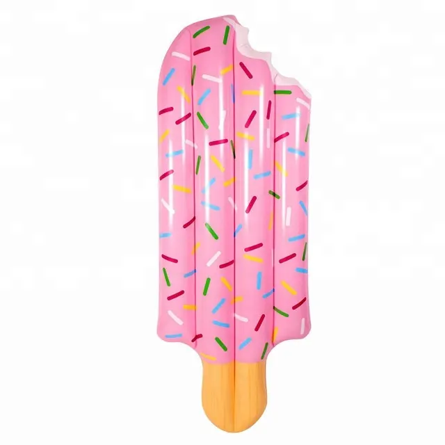 summer pool decor lovely pink popsicle inflatable ice cream float mattress