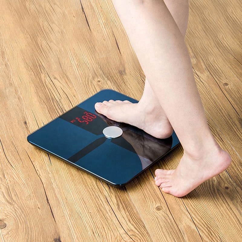 Wireless bluetooth smart app health weight body analysis digital bathroom scale