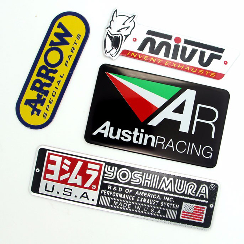 Cool Auto 3D 5D Decal stickers Motorcycle dirt bike car sticker for yamaha honda harley cafe racer cadena pecas para motos