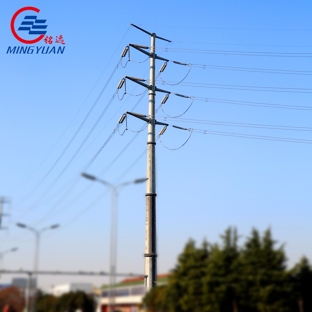 33kv двойной цепи линии электропередачи цена стали полюс рисунок