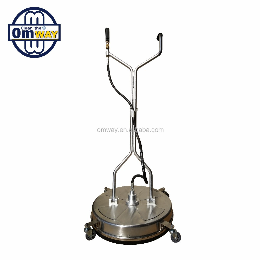 24" Rotary Hard Vertical Surface Cleaner High Quality Pressure Hard Stainless Cleaner Whirl A Way Water Jet Flat Surface Cleaner