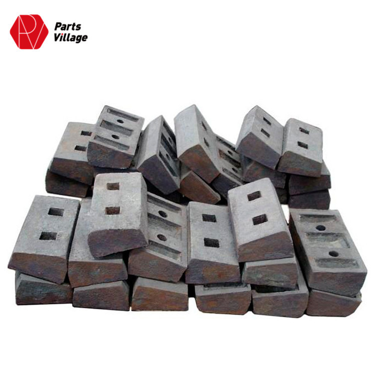 High Wear Resistance Chrome Martensitic Manganese Casting Impact Crusher Spare Parts