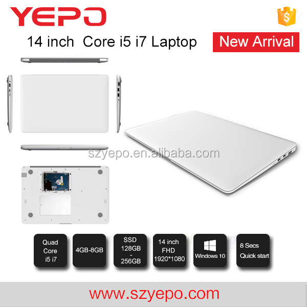 Цена завода 14 дюймов Quad Core Laptops Core i7i5 4500U HD Graphics 4400, супер Ноутбук, не Второй Рукой Ноутбук