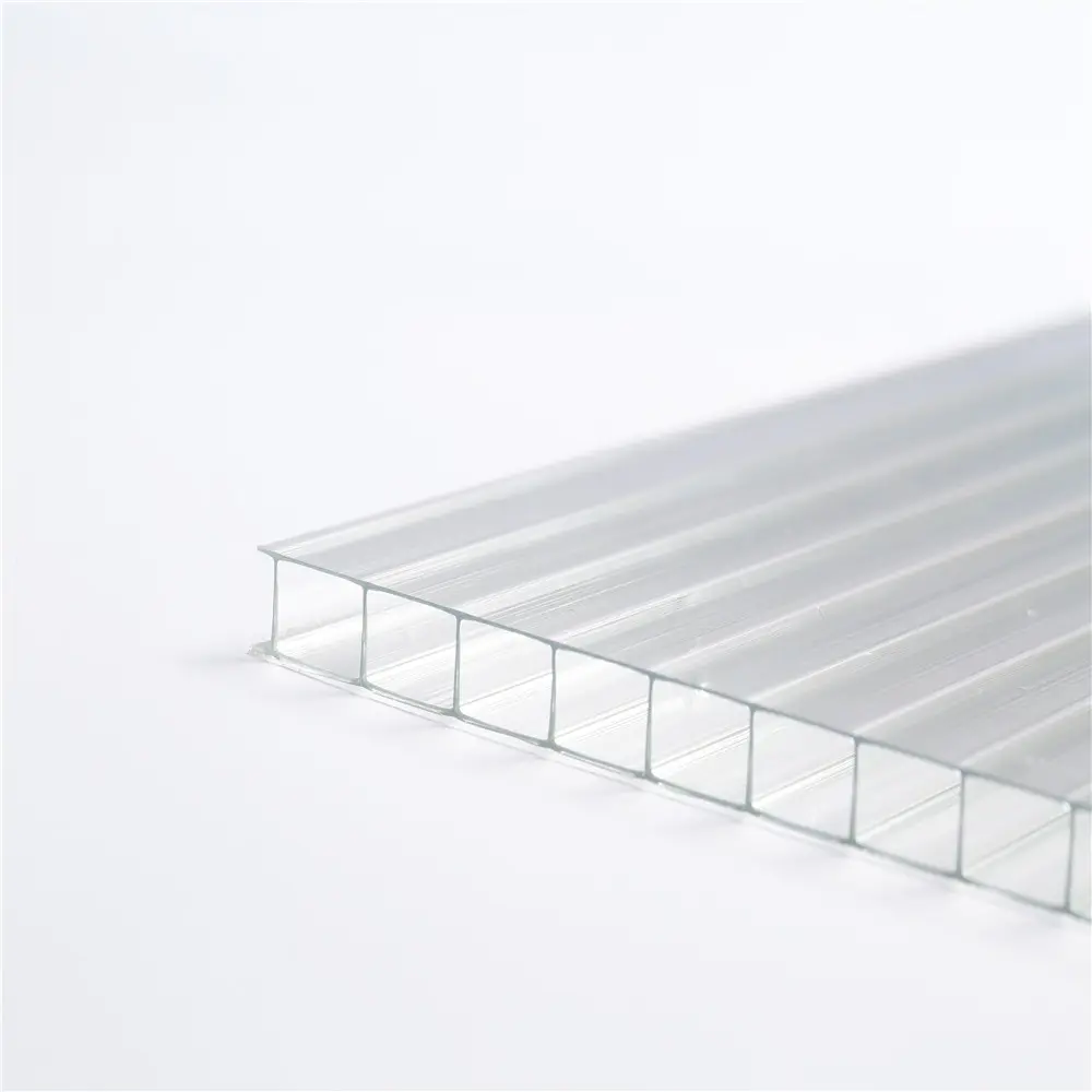 Poly Carbonate Roof Frosted Crystal Polycarbonate Sheet Twin Wall Polycarbonate Hollow Sheet