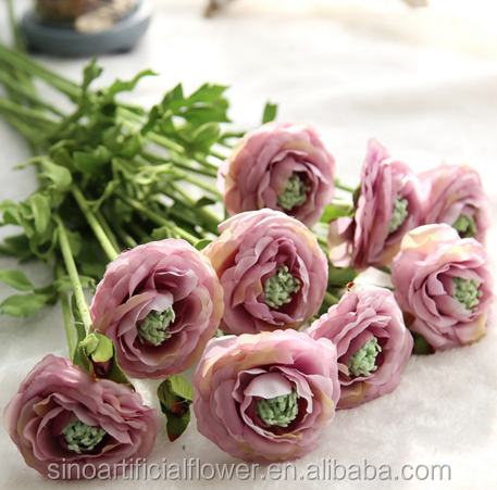 FCR2001 украшение, высокое качество, шелковые искусственные розы ranunculus