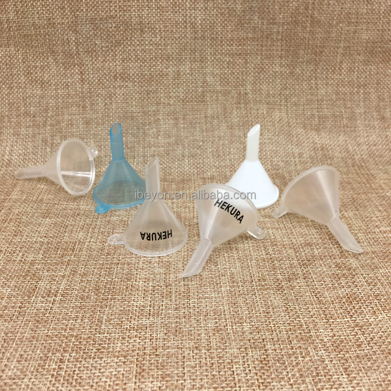 transparent clear pp cosmetics tool plastic mini small funnel
