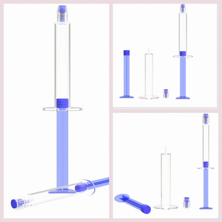 Luxurious cosmetic packaging eyes serum syringe airless essence bottle 10ML 20ml cosmetic airless Syringe bottle
