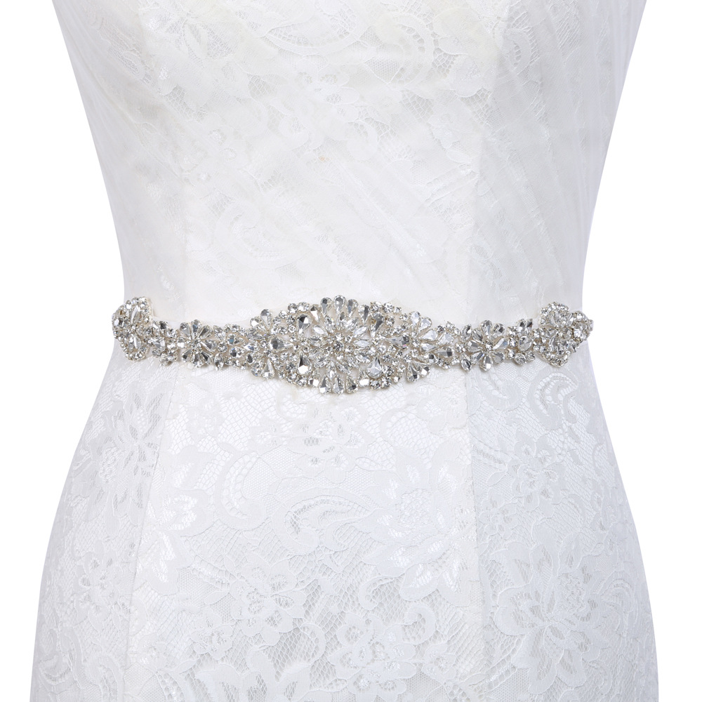 Eslibwedding интимные аксессуары кристалл свадебный пояс Атлас горный хрусталь вечернее платье для выпускного вечера пояс свадебные ленты Sash