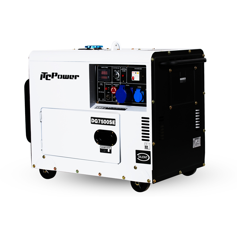 Горячая распродажа! Дизельный Портативный 5.5kw 6kva 7kva мощный Бесшумный Генератор на продажу