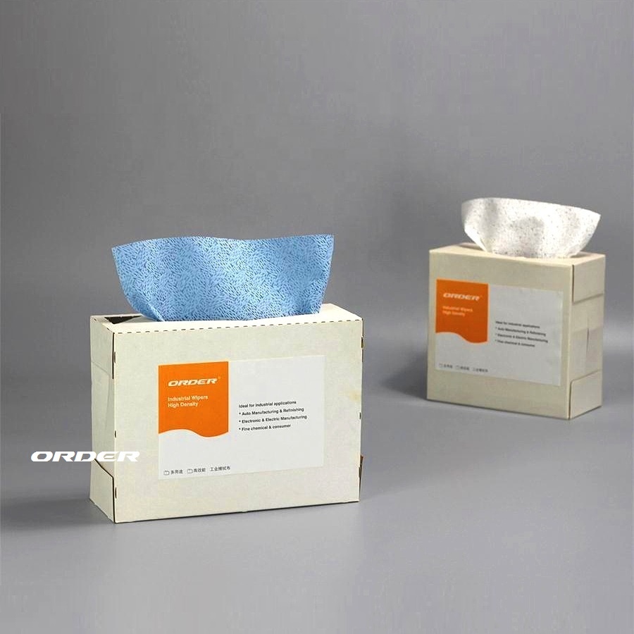 Direct factory wholesale custom interfold pop up meltblown nonwoven fabric industrial wiping rags