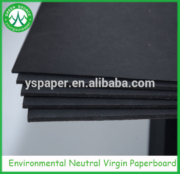 Wholesale80g-700gsm сток черная доска бумаги/черного дсп