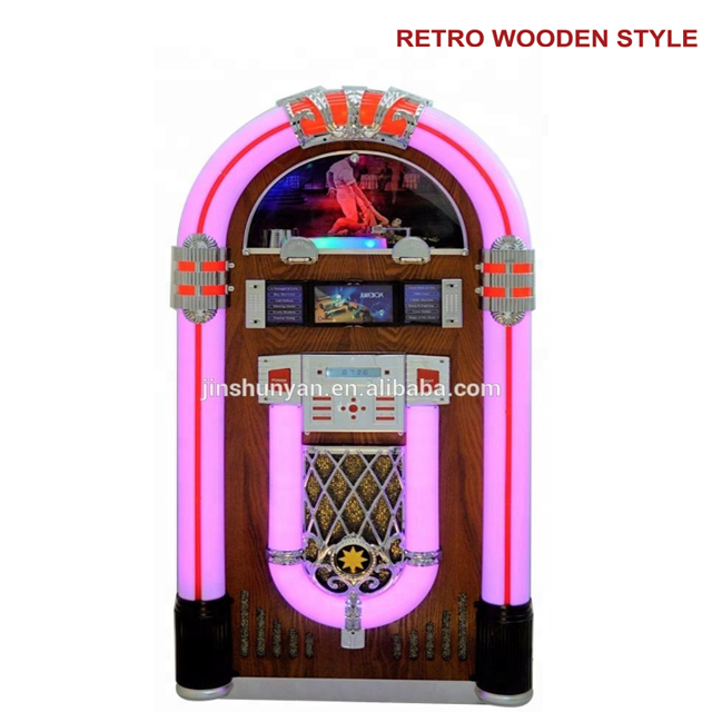 Turntable Jukebox Retro Wurlitzer style large CD Player