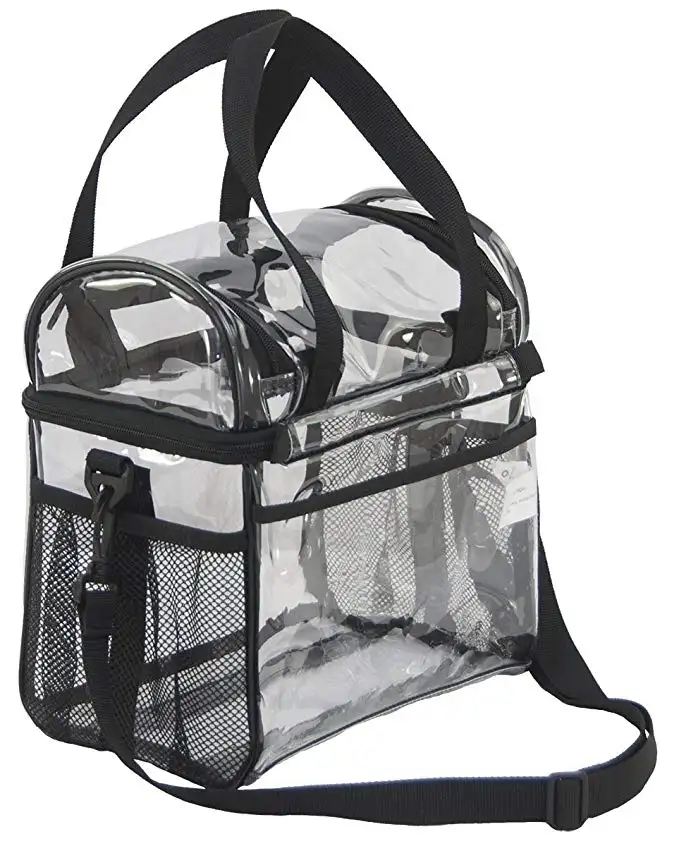 Wholesale waterproof PVC Clear High lunch bag cooler bag for school