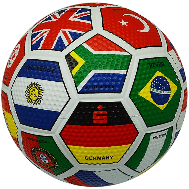China Ball Suppliers Promotional Mini Rubber Soccer Ball Smooth Finish