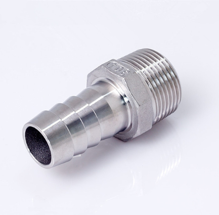 Газовых, нефтяных труб из 1/2 "BSP 12 мм Barb шланг хвост наружная резьба трубы разъем 304 из нержавеющей стали hosetail фитинг