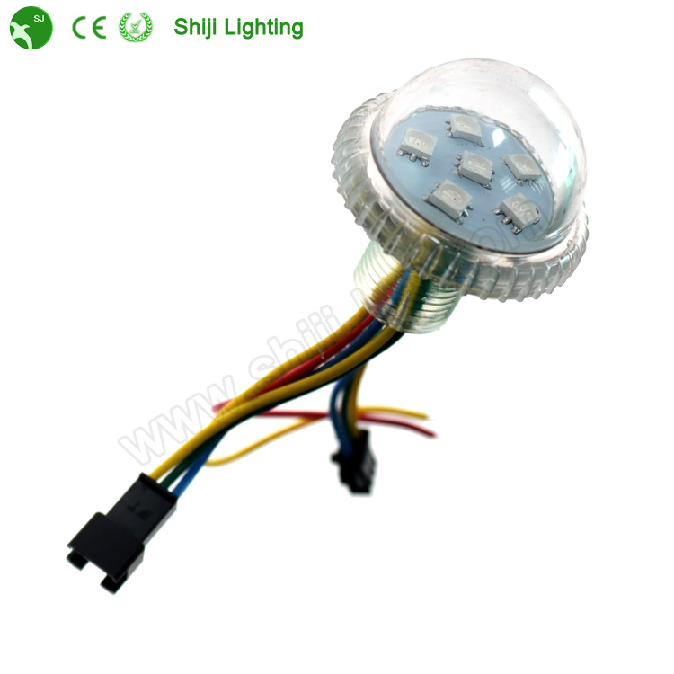 UCS1903 светодиодная занавеска в реальном пиксельном модуле 6 шт. 5050 SMD 35 мм Диаметр 20 шт./струна 12 В постоянного тока водонепроницаемый IP67led пиксель