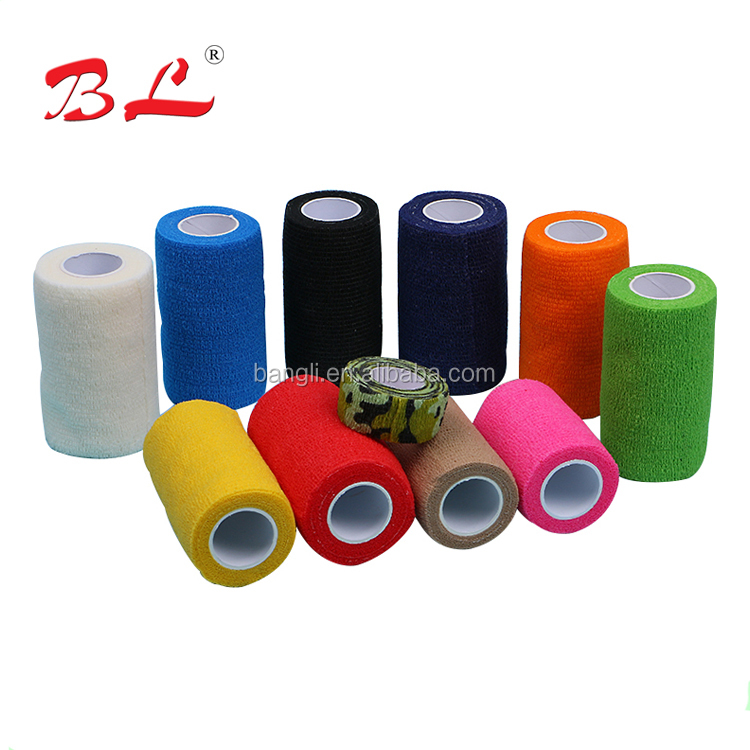 Best selling Elastic sport Cohesive Bandage Vet Wrap Veterinary New Products for Horse Racing Protection