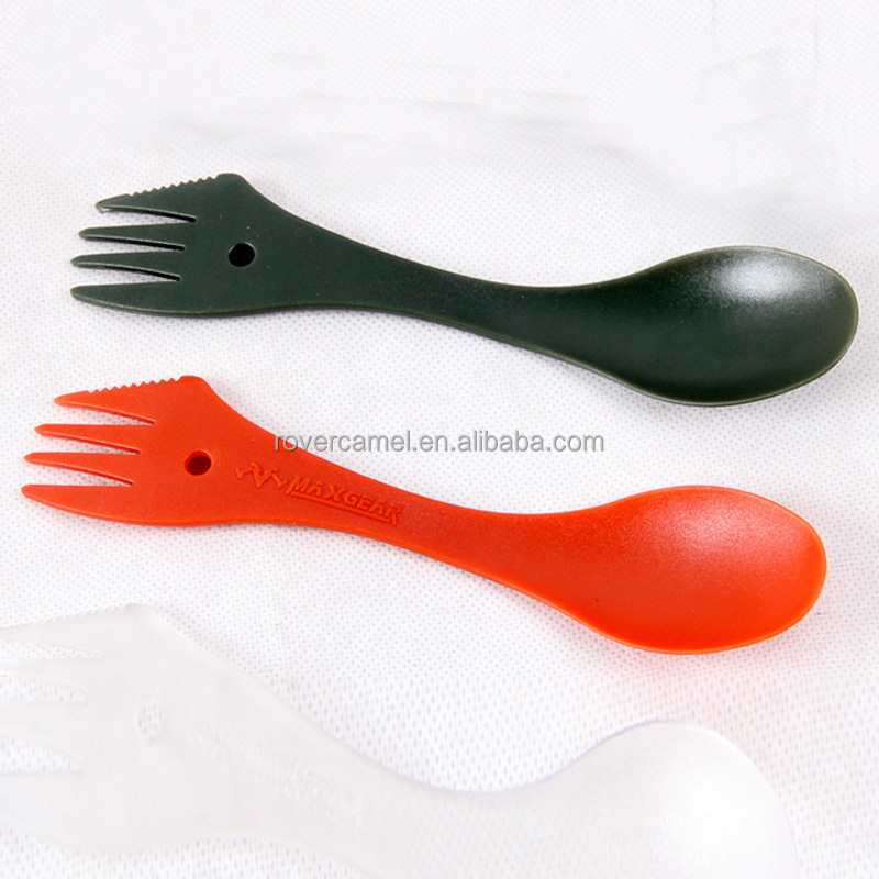 Пищевой все в одном нож вилка ложка многоразовые пластиковые Spork