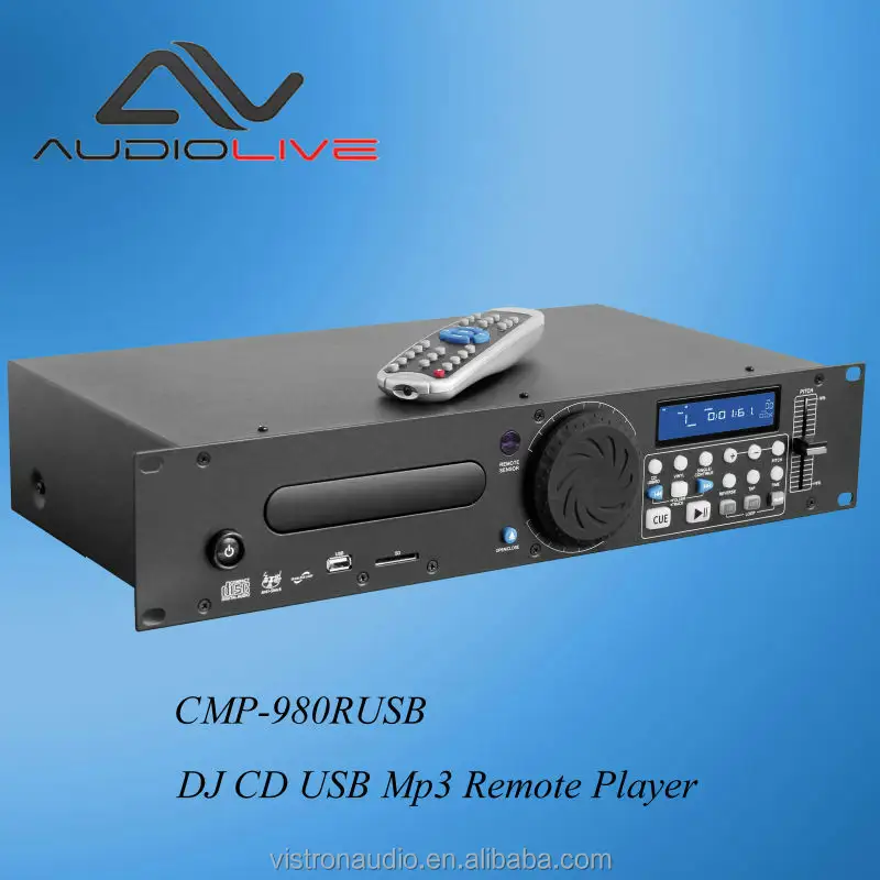 Single Top Speler CD/SD/USB/MP3 Player with remote control CMP-980