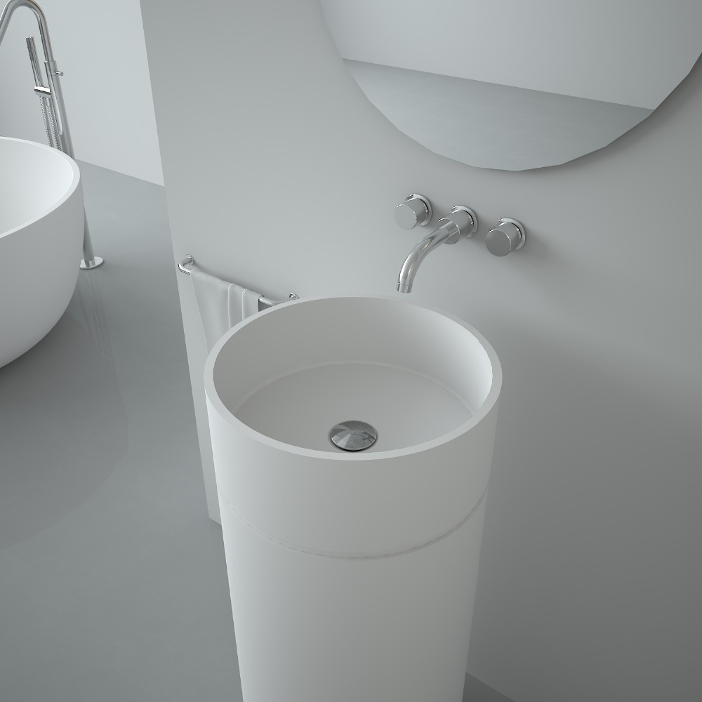 SM-8510 China Sanitairy, красивая современная раковина из камня и смолы