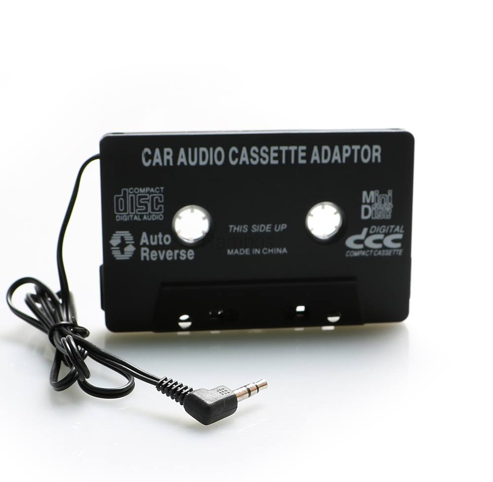 Универсальный черный автомобильный адаптер для аудиокассеты для MP3 CD плеера