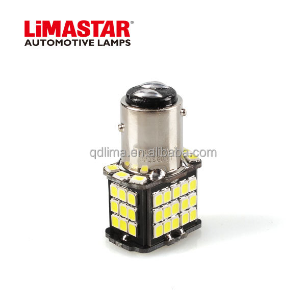 Светодиодная лампа высокой мощности P21/5 Вт Красный BAY15D 5730 70SMD CANBUS светодиодный сигнал поворота Стоп-сигнал