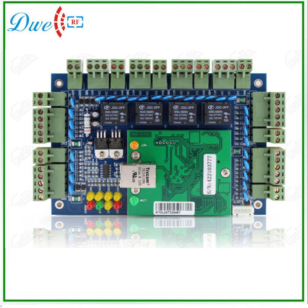 12v wiegand 26 tcp/ис четыре двери контроля доступа контроллер