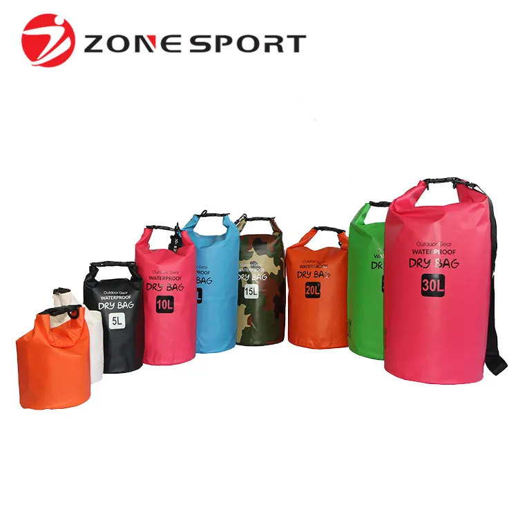 High Quality Waterproof Dry Bag 2L 5L 10L 15L 20L 25L 30L High Quality Custom Logo Water Repellent Dry Bag Wholesale Waterproof Bag