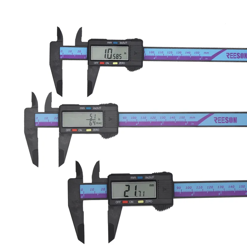 Digital Electronic Caliper 6" Precision 3 Way Reading Large LCD (Meteric /Fraction /Inch)