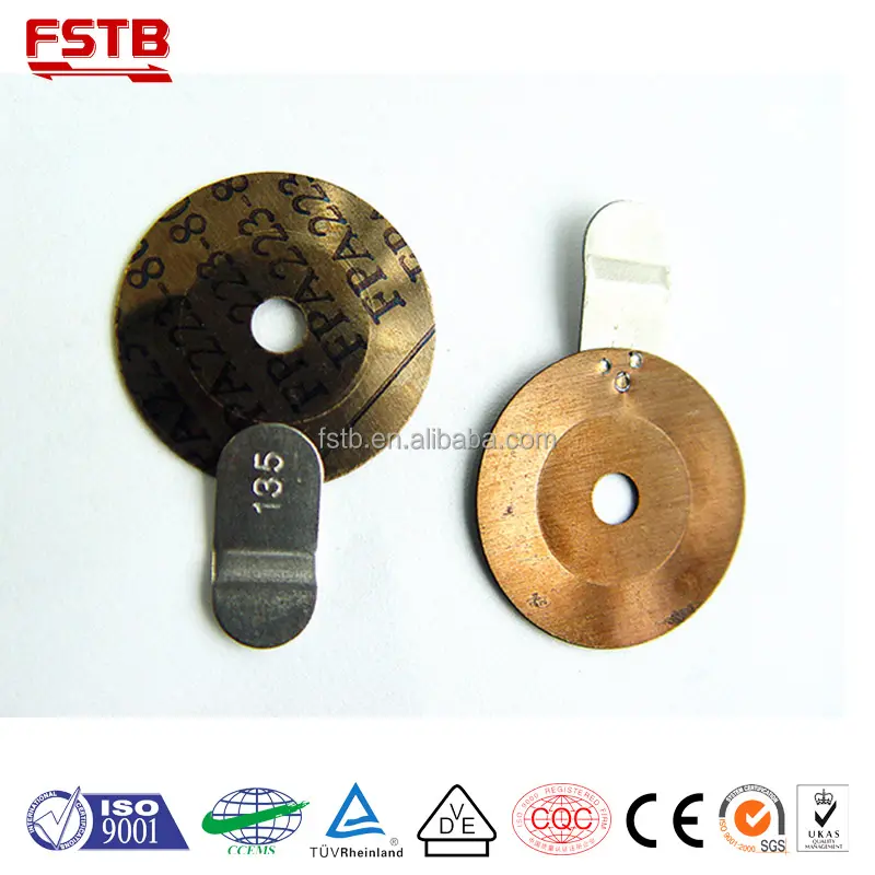 Foshan KSD301 bimetal circuit breaker strip Steam thermostat for electric iron parts