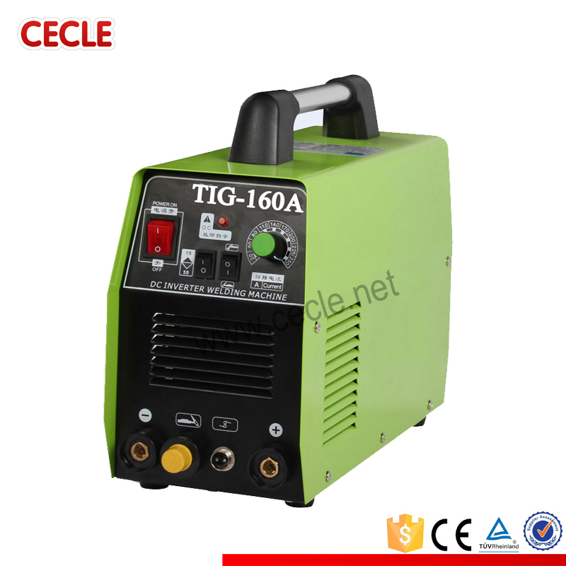 Пт сварочный аппарат Tig экономического 160a 200a 250a 300a двигатель постоянного тока 2,5 ~ 3,2 мм TIG-160A 10-160A 320*128*250 мм В переменного тока, 50-60 Гц 5.3KVA (вход) КХЦ сертификатом CE
