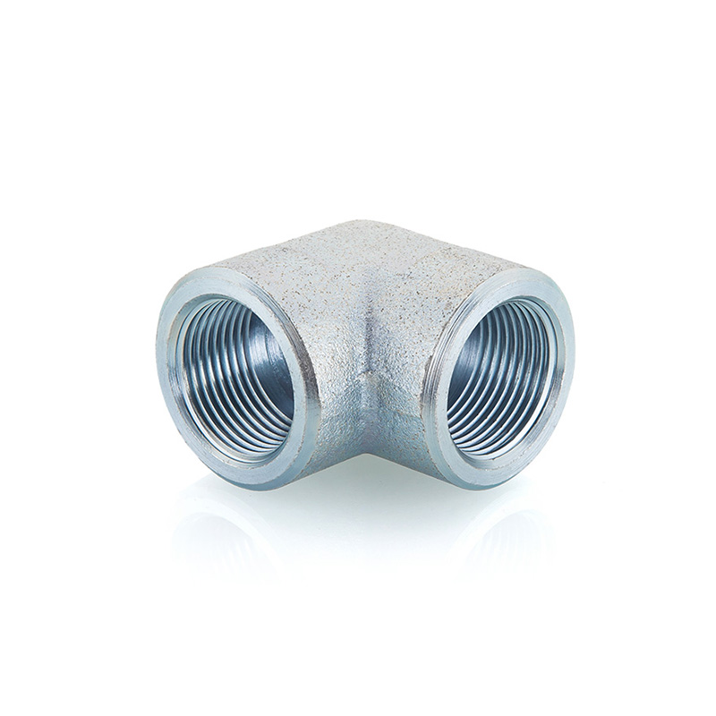 1T9-SP Carbon Steel/Stainless Steel 90 Degree Elbow Metric NPT BSPT Hydraulic Pipe Fittings